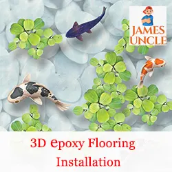 3D Flooring Mr. Harilal Mondal in Malda